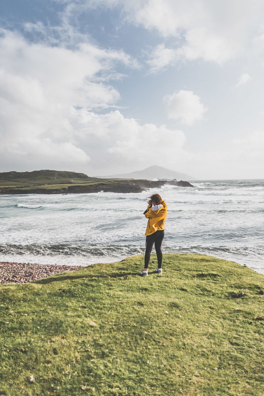 Mer agitée sur Achill Island