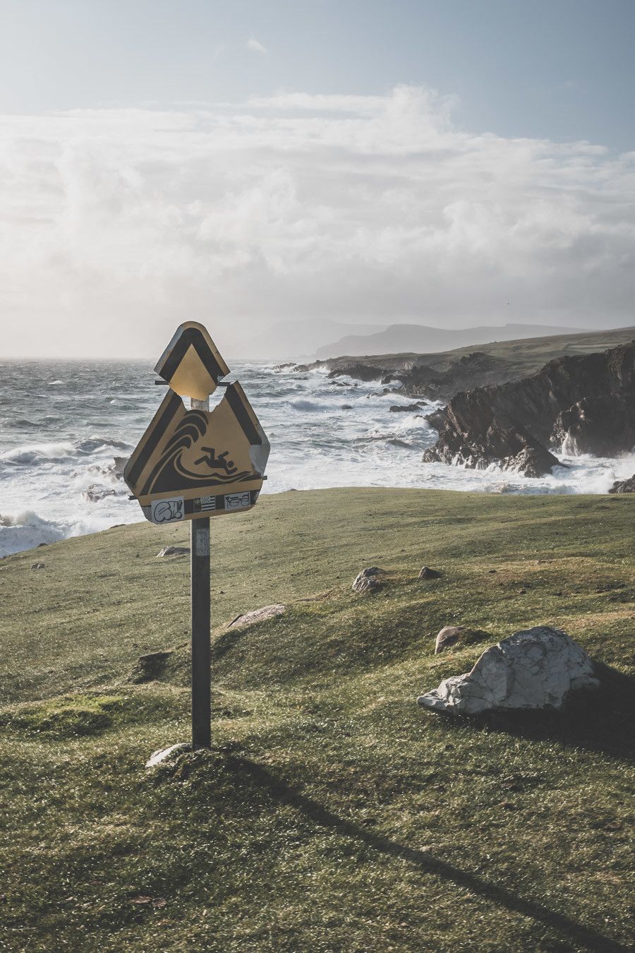 mer agitée en irlande