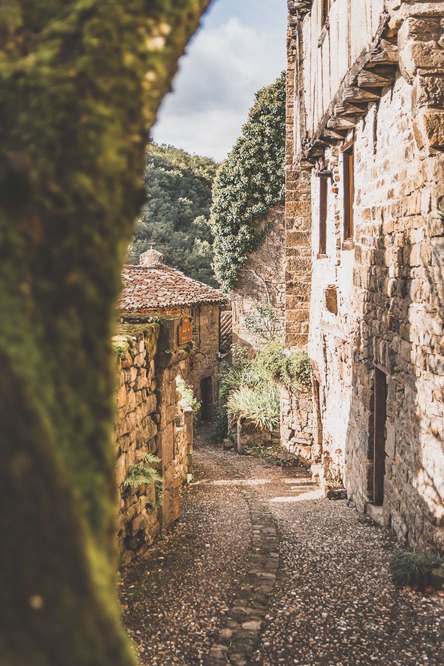 Village médiéval en France