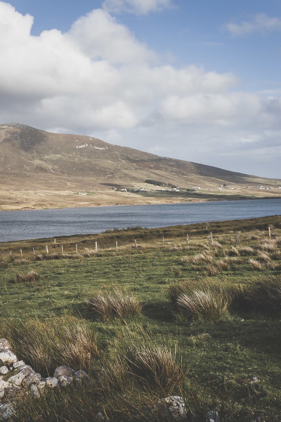 Vue depuis l'Atlantic Drive en Irlande