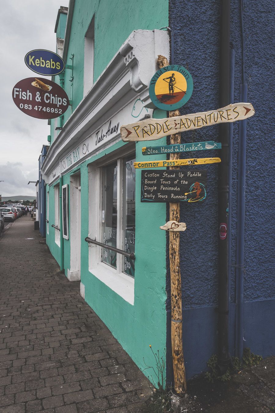 La ville colorée de Dingle dans le comté de Kerry