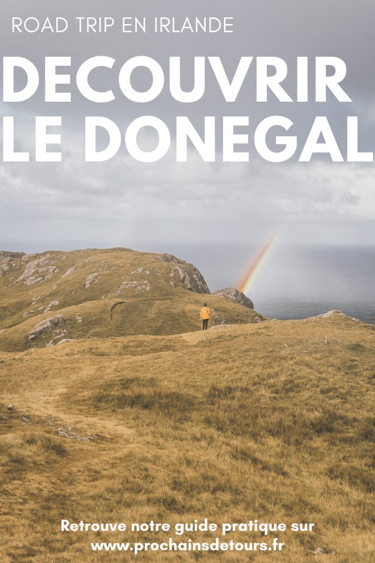 Vous planifiez un road trip en Irlande ? N’oubliez pas le comté de Donegal. Entre belles plages et falaises imposantes, ce comté saura vous surprendre et vous émerveiller. Vous trouverez dans cet article conseils pratiques et itinéraire. Irlande road trip / Road trip Irlande / Irlande paysage / Irlande / Donegal Ireland / Donegal things to do / Voyage Irlande / Voyage en Irlande / Carnet de voyage Irlande / Carnet voyage Irlande