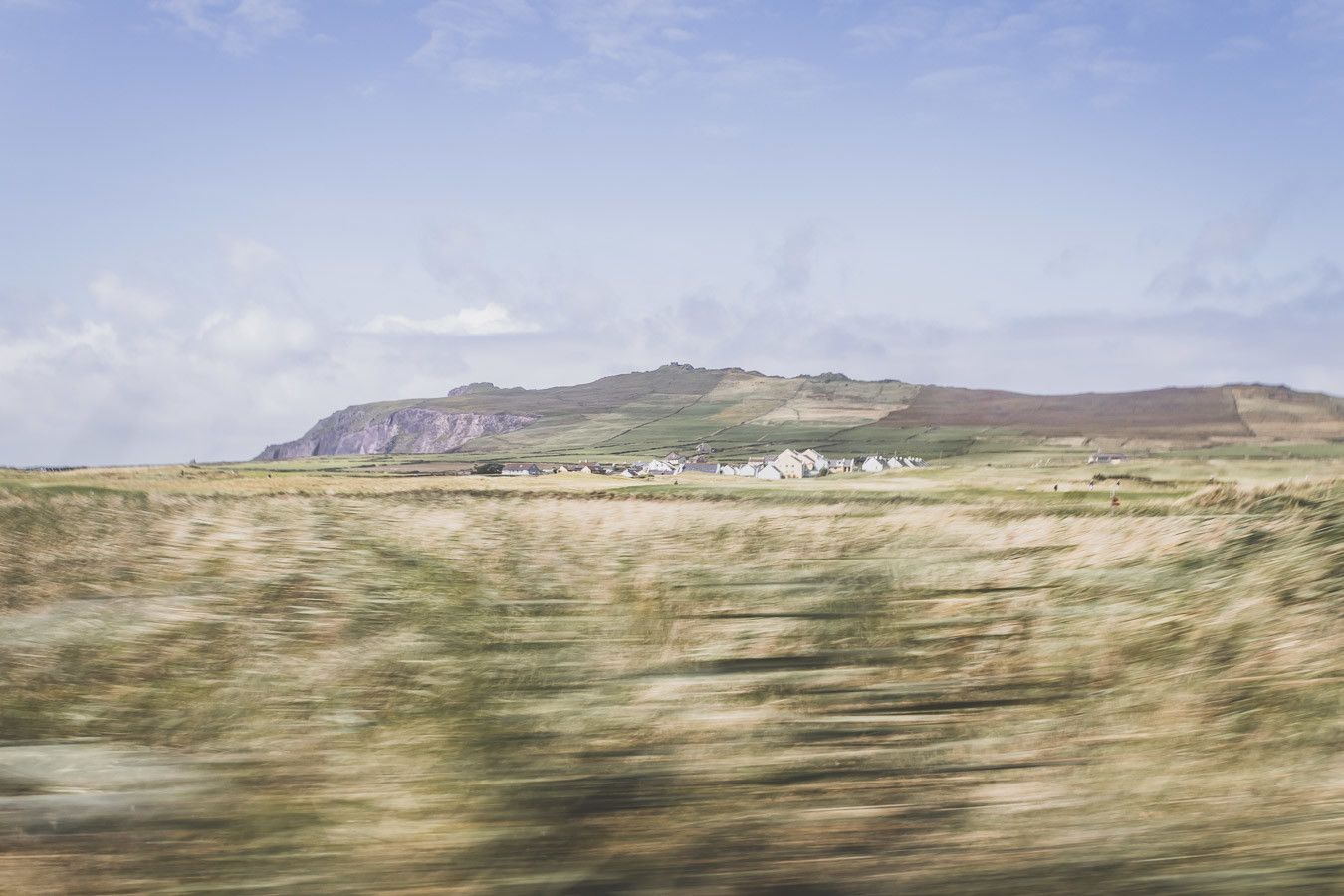 vue depuis le van en irlande