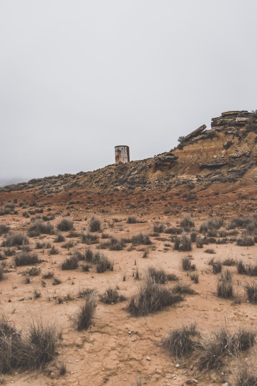 paysage désertique en Espagne