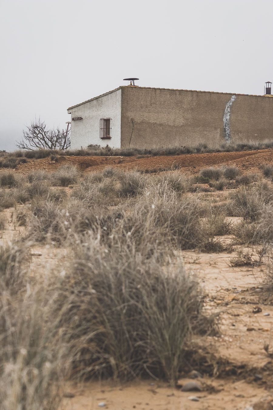 cabane abandonnée dans le désert des Bardenas