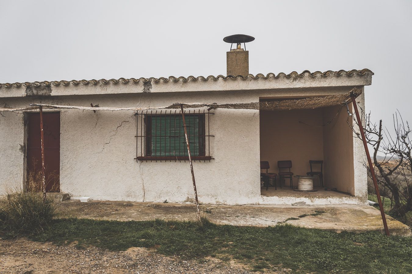 maison abandonnée dans le désert des Bardenas