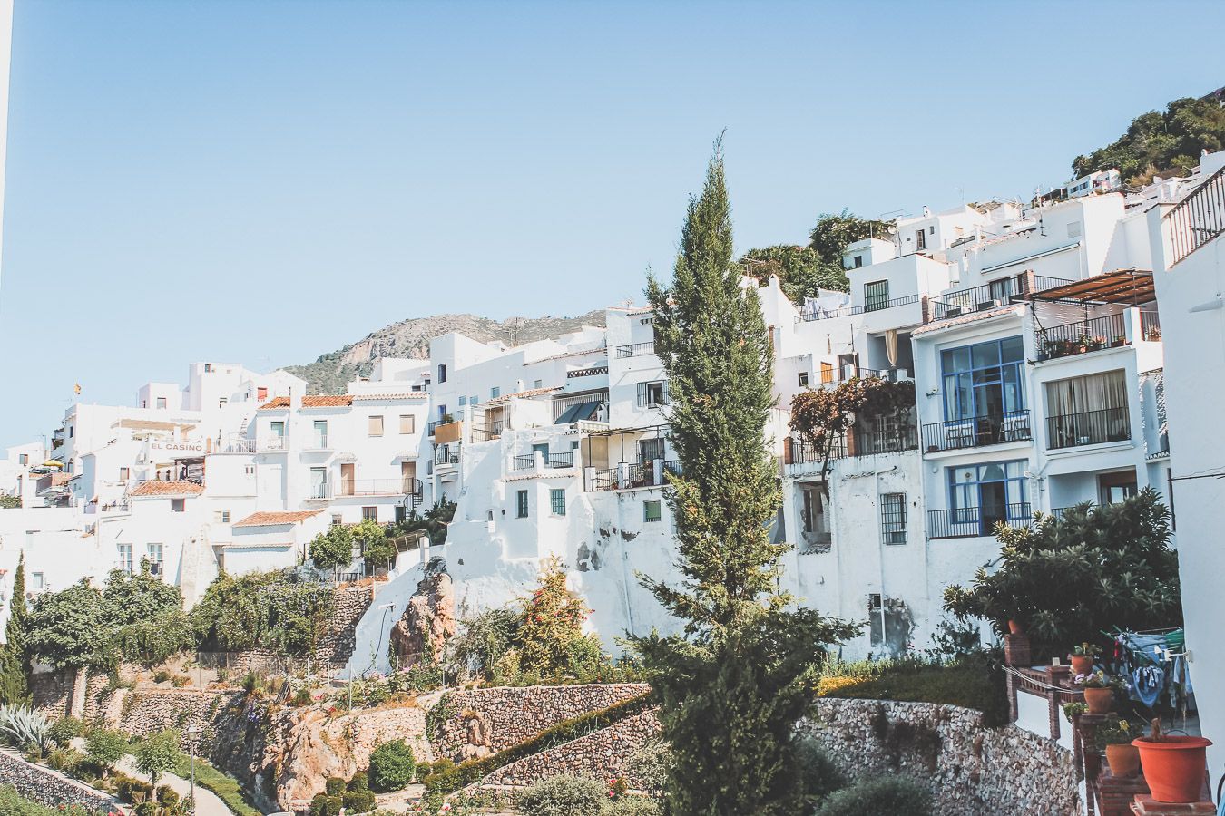 Village blanc en Andalousie : Frigiliana