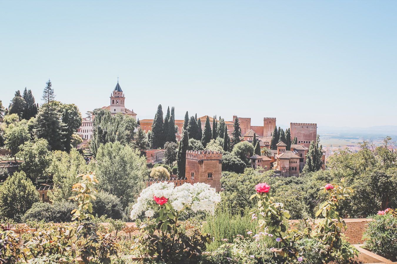 l'Alhambra de Grenade en Espagne