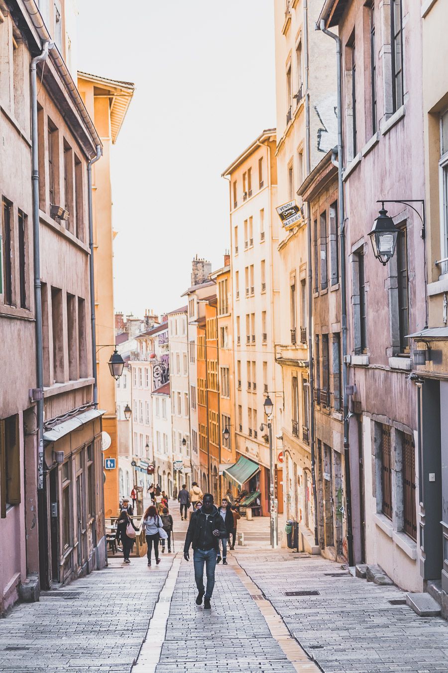 Le quartier de la Croix-Rousse à Lyon