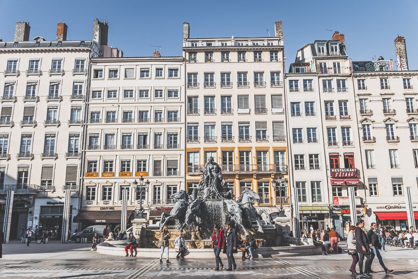 Place des Terreaux à Lyon