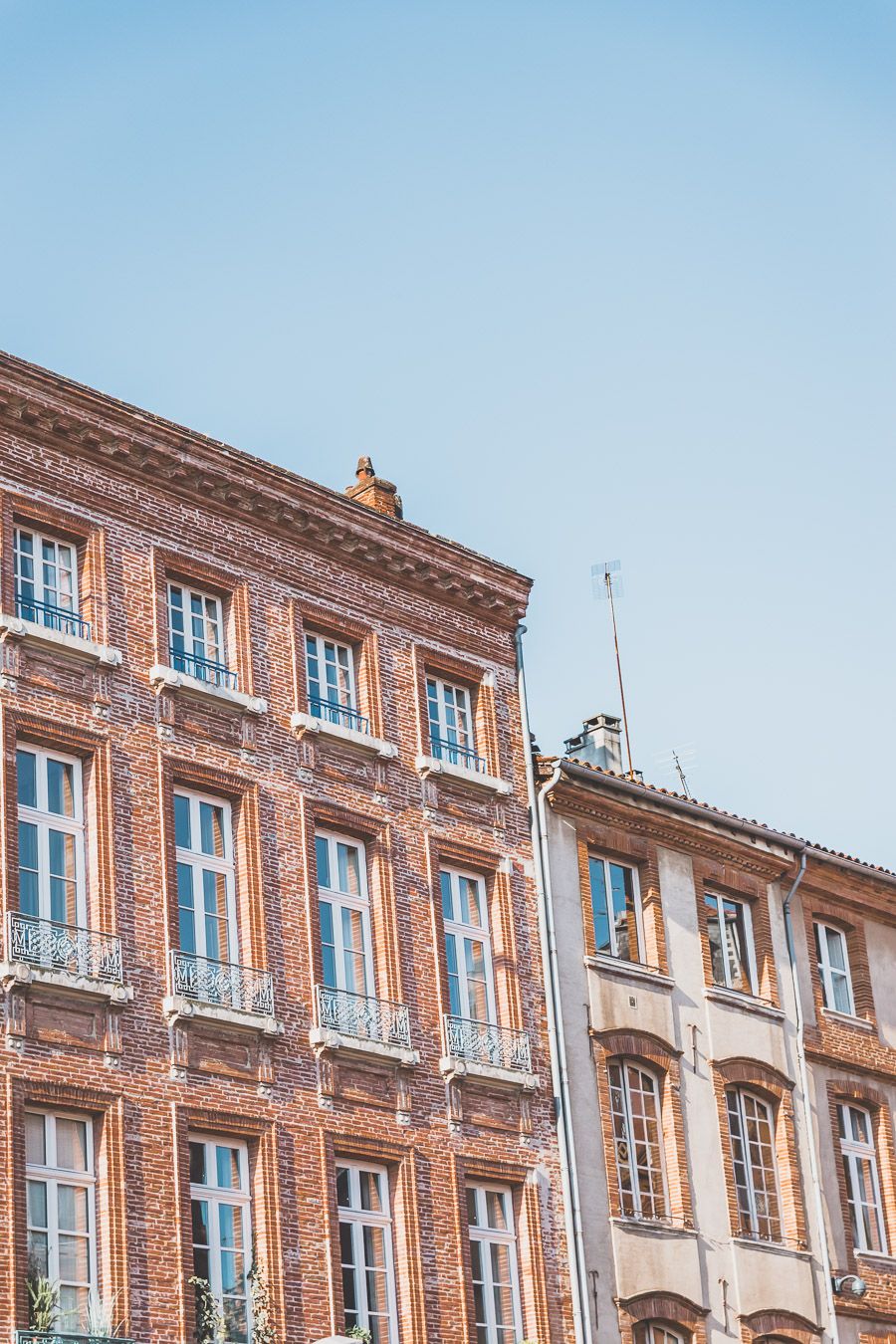 Façades d'immeubles toulousains