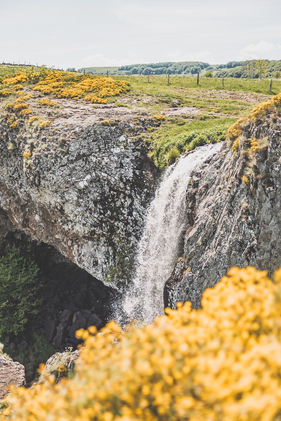 la Cascade du Déroc en Lozère