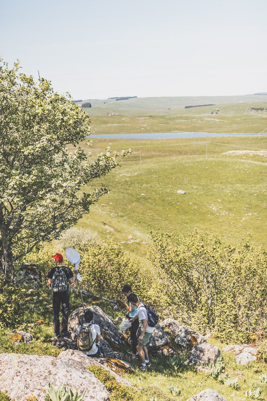 Randonnée sur l'Aubrac : la cascade du Déroc et le lac de Saint-Andéol en Lozère