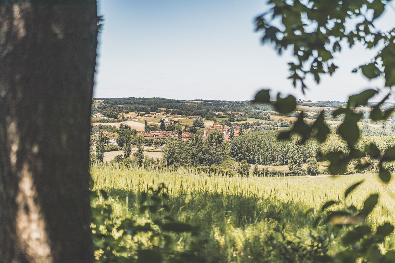 Vue sur le village de Samatan