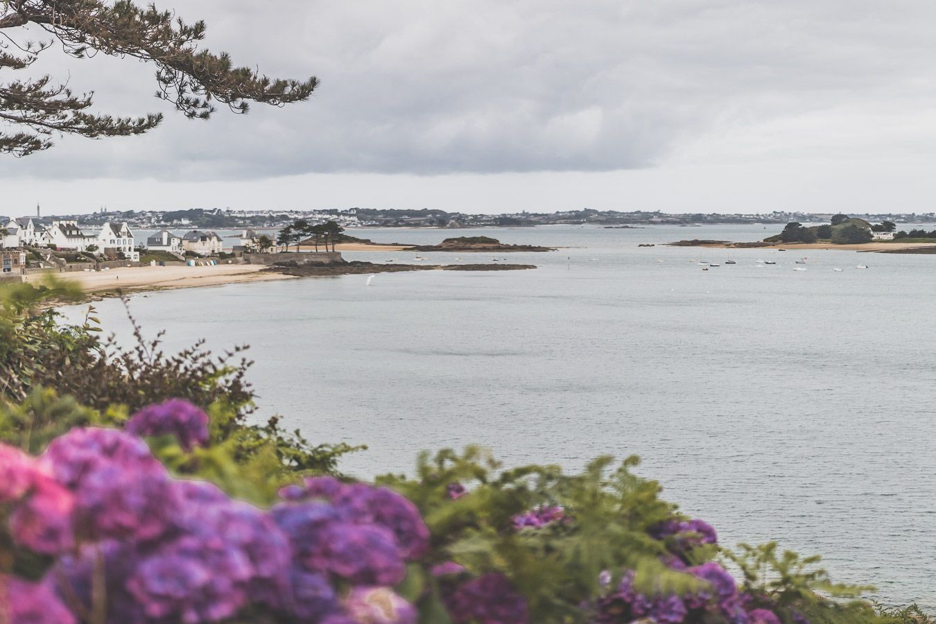 Vue sur la baie de Morlaix