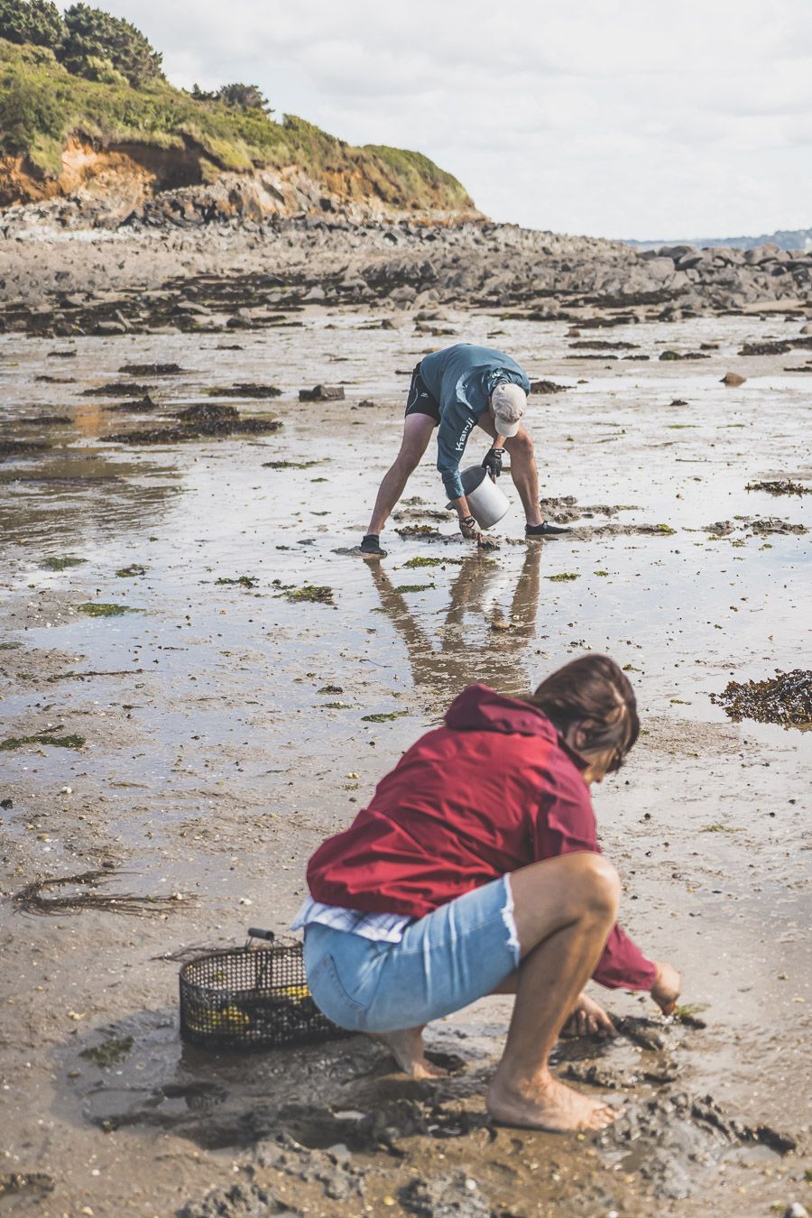 Pêche à pied dans le Finistère