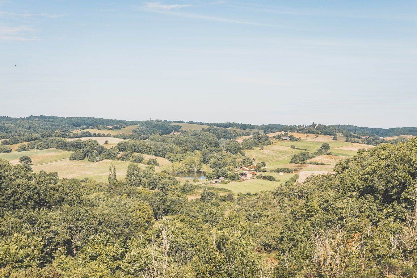 Vue sur la nature gersoise