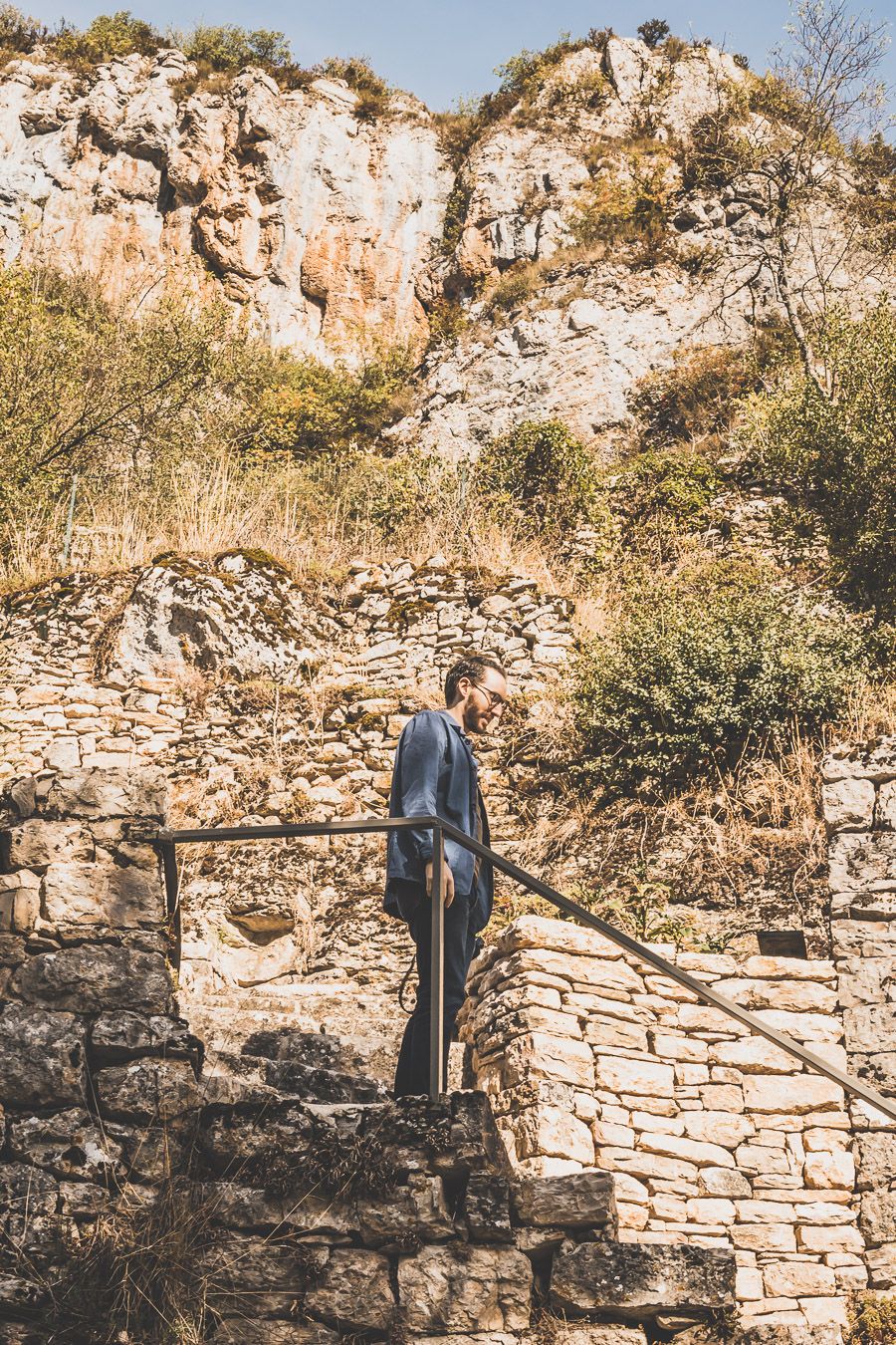 Escalier à la Malène