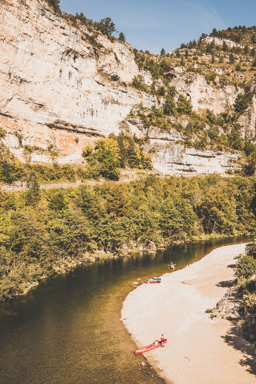 Saint-Chély-du Tarn, canoë