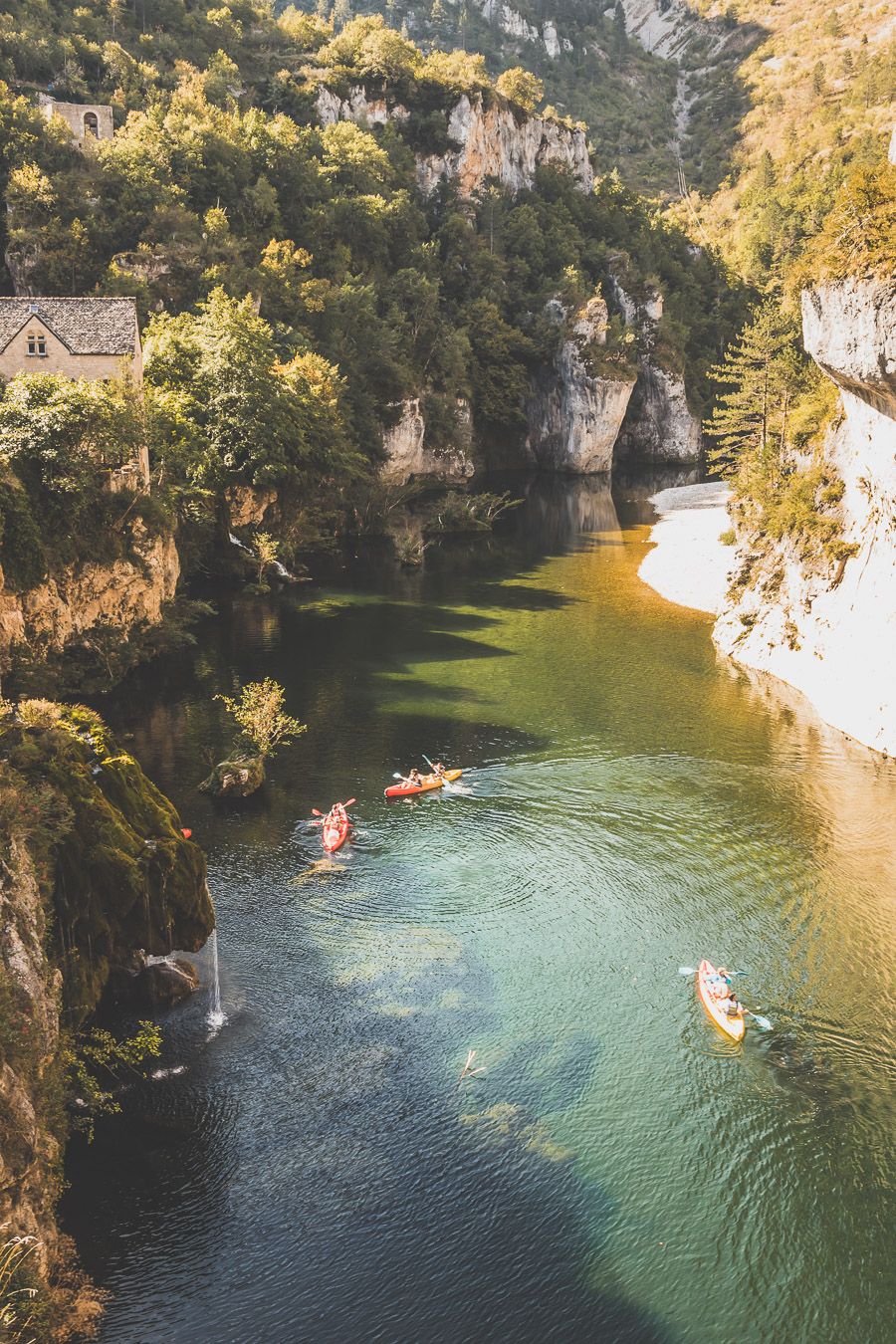 Saint-Chély-du Tarn, canoë