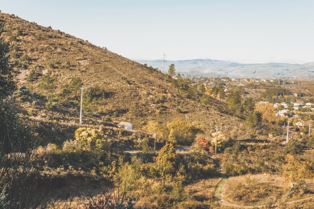 Paysage de l'Ardèche