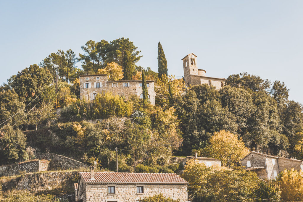 Paysage de l'Ardèche