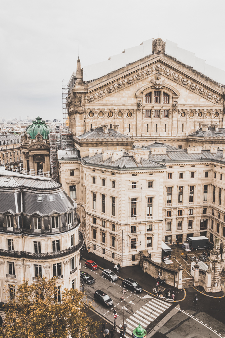 Vue depuis les Galeries Lafayette Paris 9ème arrondissement