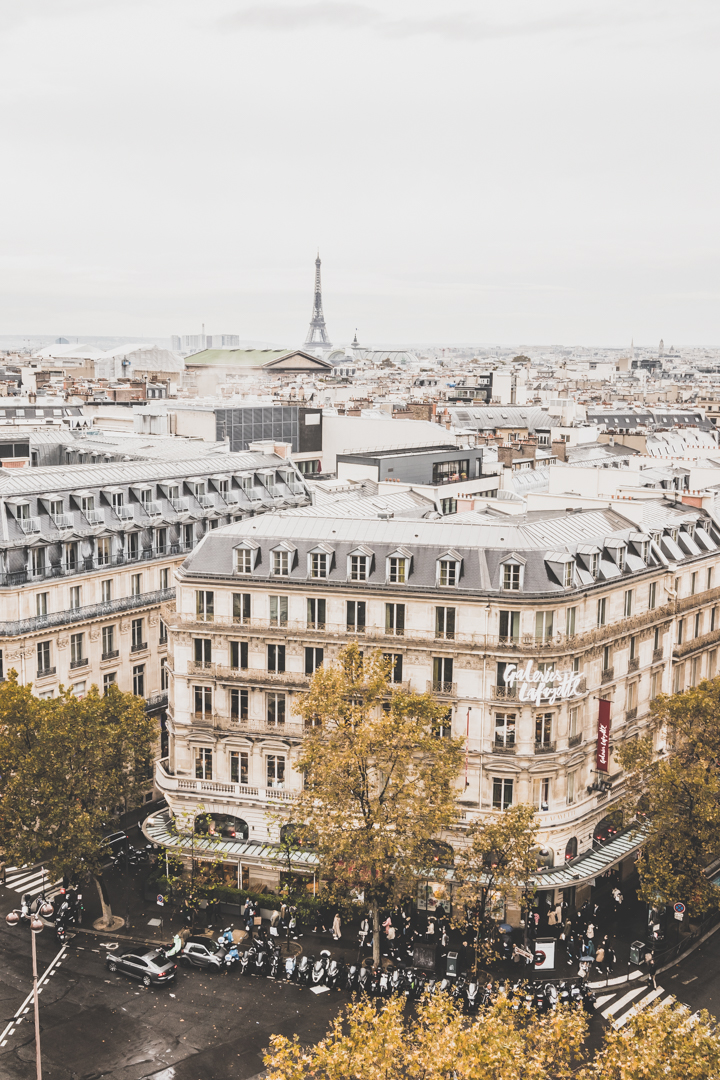 Vue depuis les Galeries Lafayette Paris 9ème arrondissement