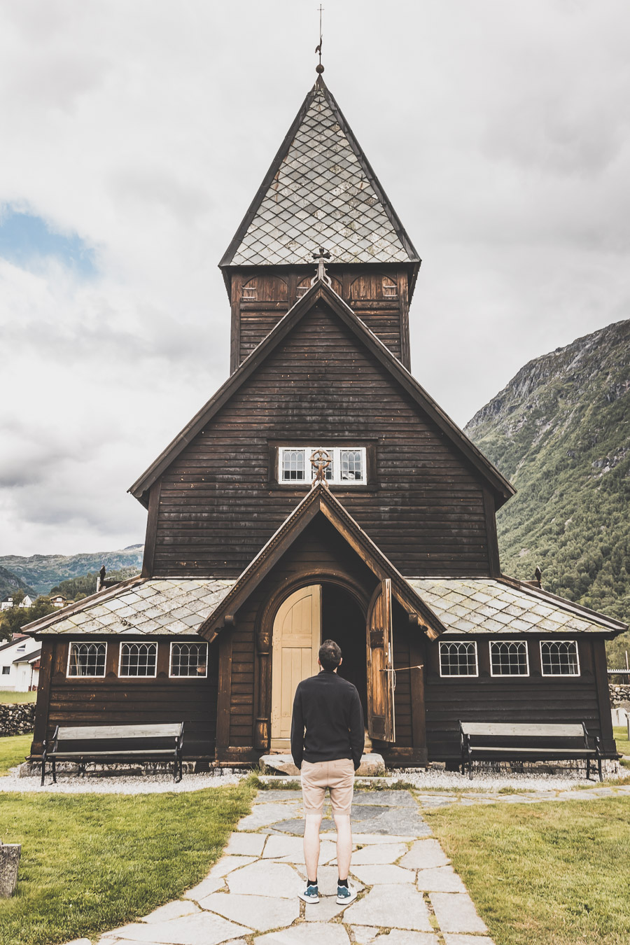 église en bois Norvège