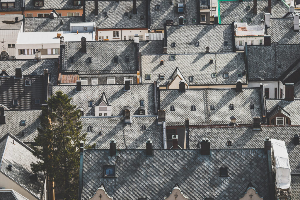 toits d'Ålesund, ville à découvrir en Norvège