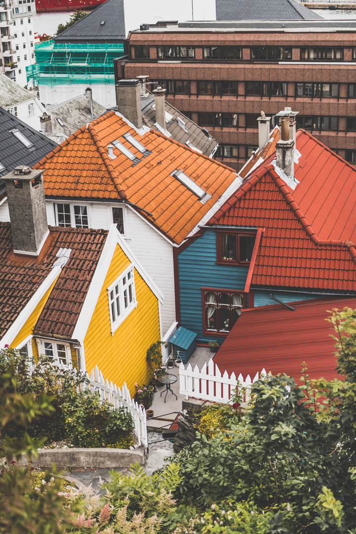Maisons colorées à Bergen