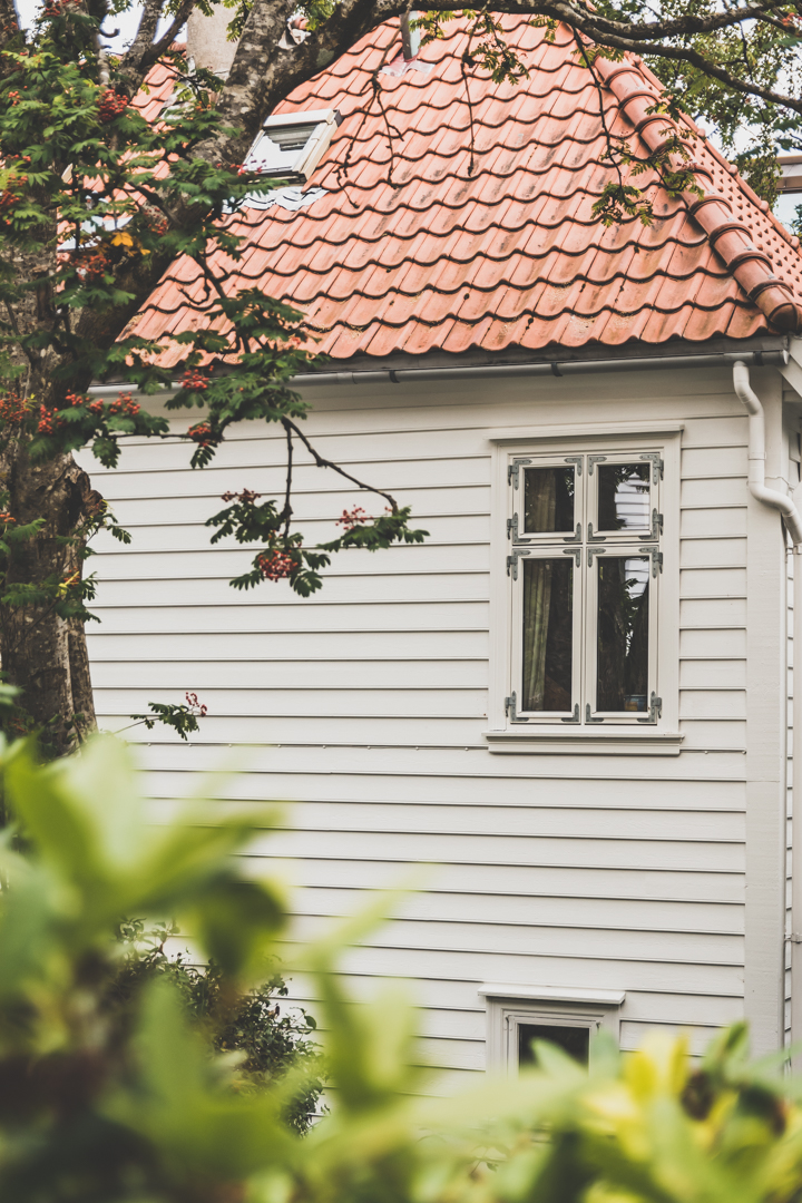 Belles maisons en bois en Norvège