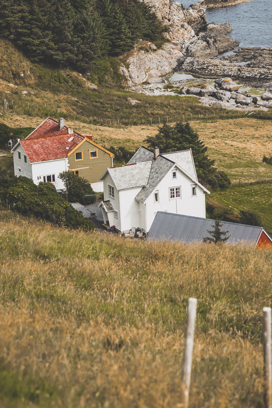 Maisons sur l'île de Runde