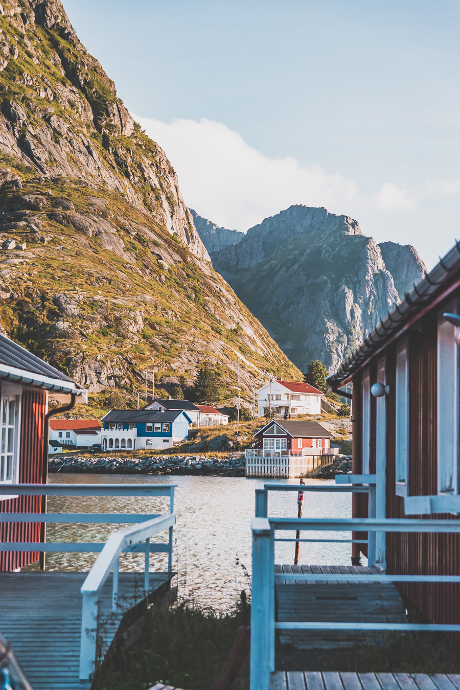maisons colorées Norvège