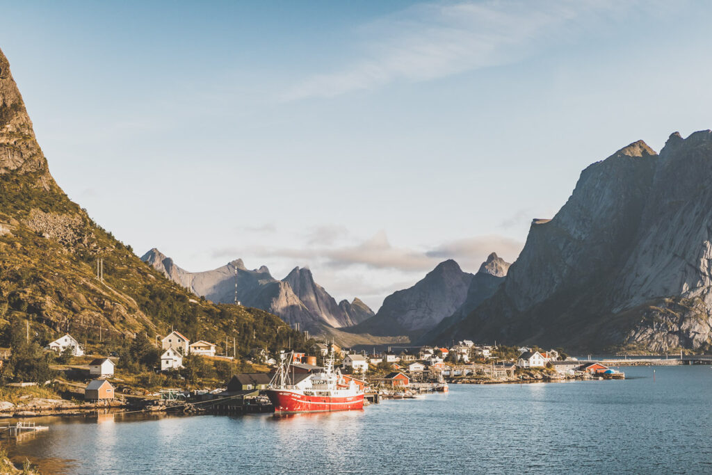 Village de Reine en Norvège