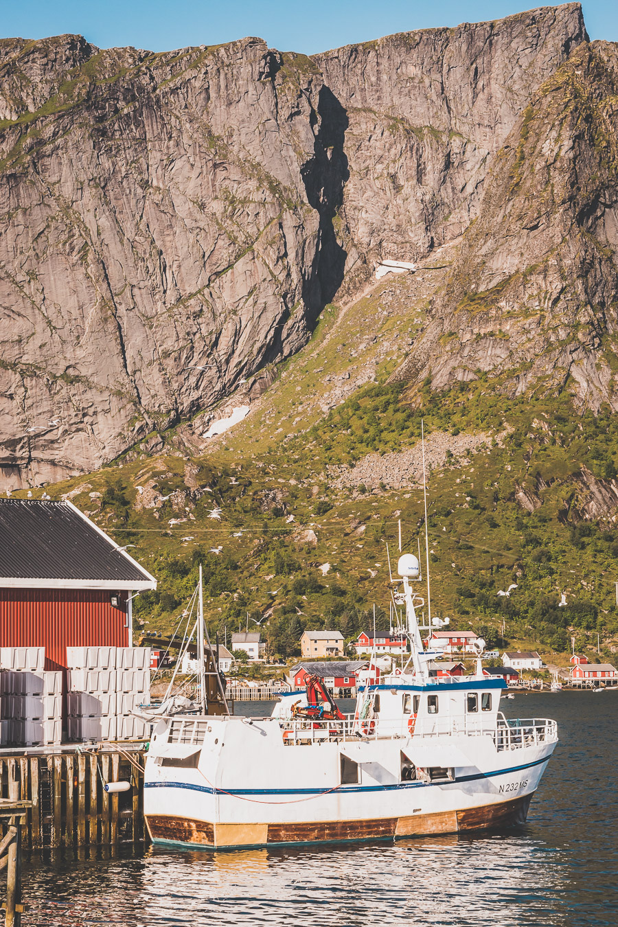 Village de Reine en Norvège