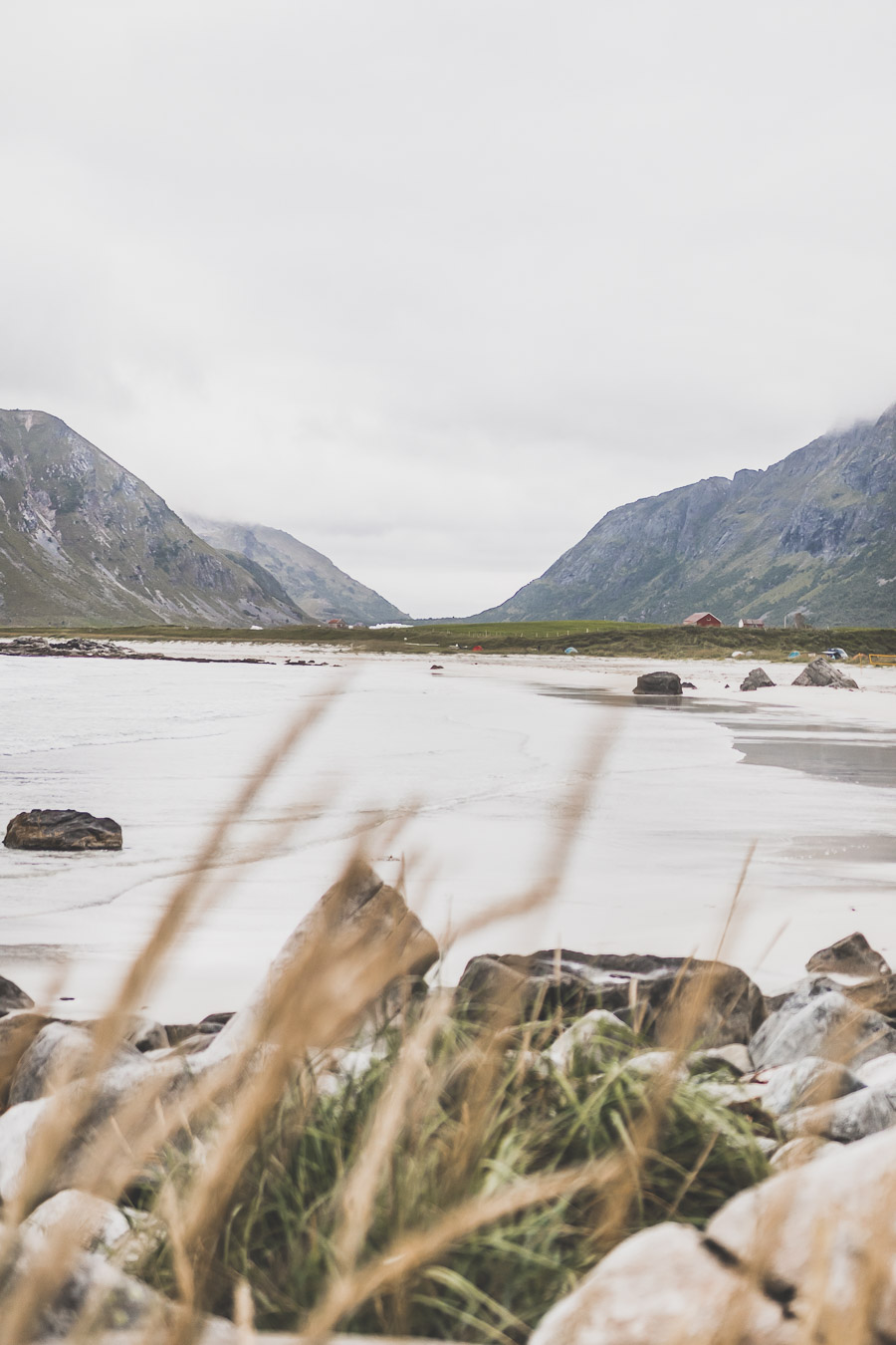 Skagsanden beach voyage Norvège