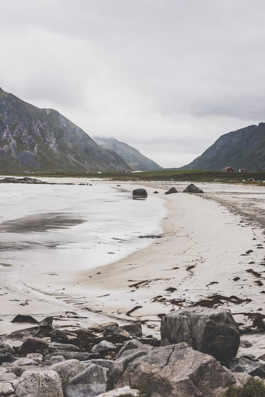 Skagsanden beach voyage Norvège