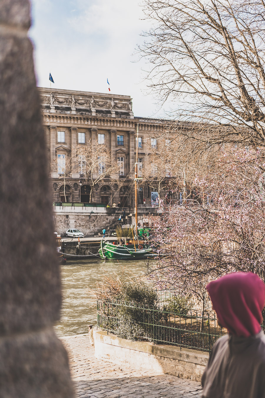 Le Square du Vert galant, sur l'île de la Cité