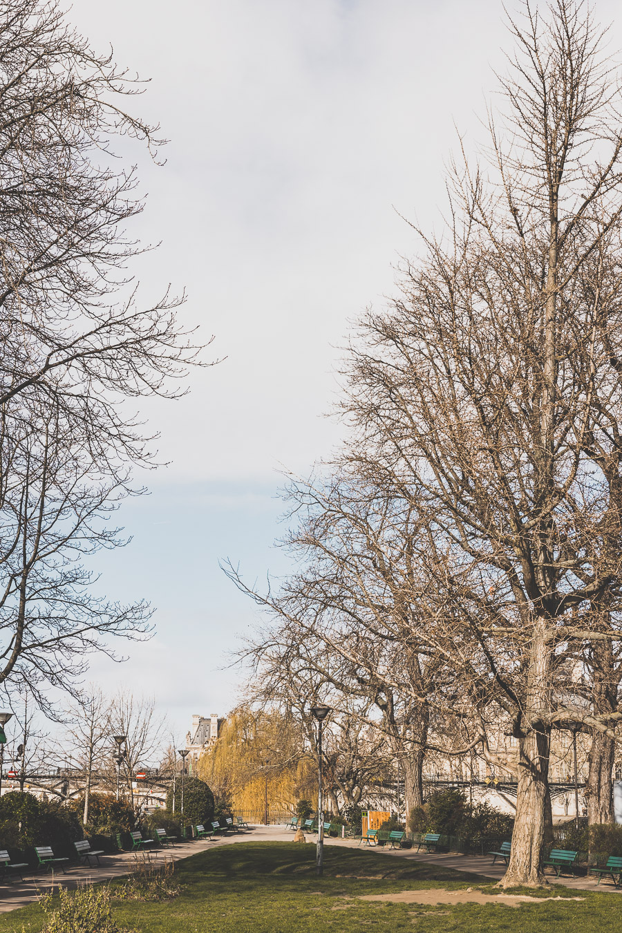 Que faire dans le 1er arrondissement de Paris ? Le Square du Vert galant, sur l'île de la Cité