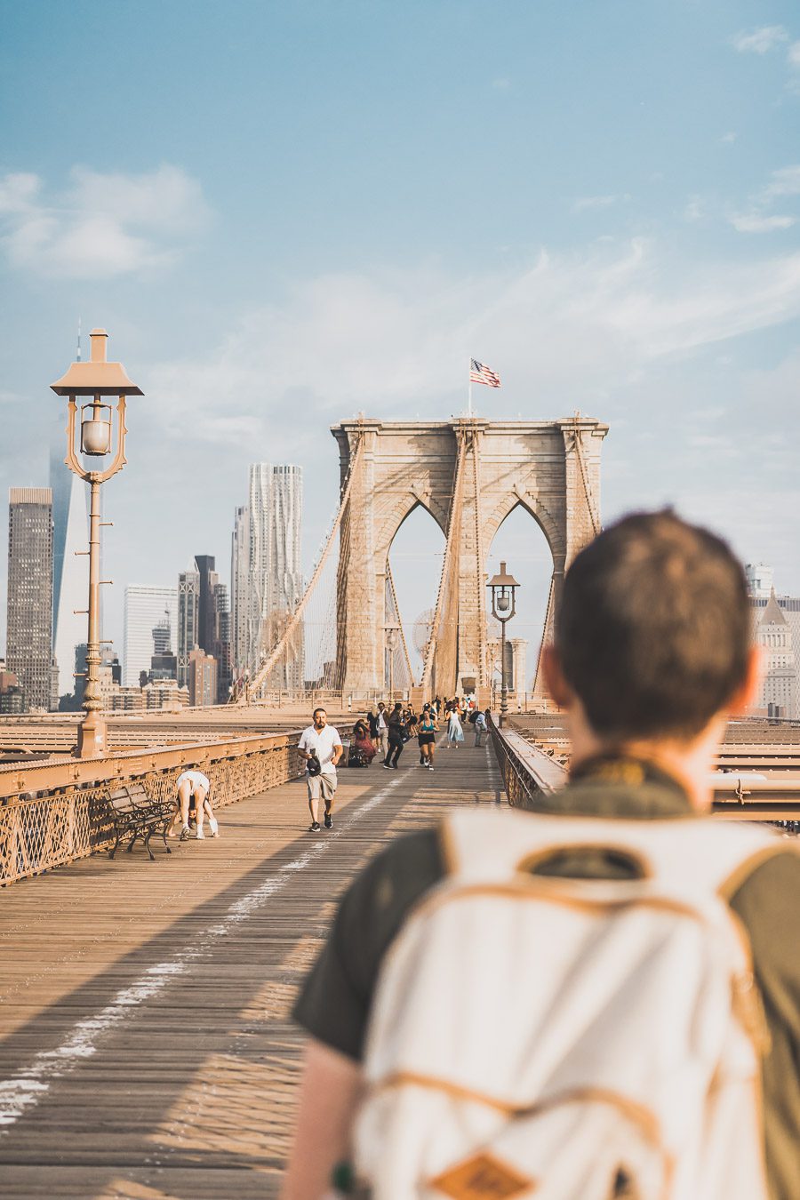 Brooklyn bridge : Manhattan