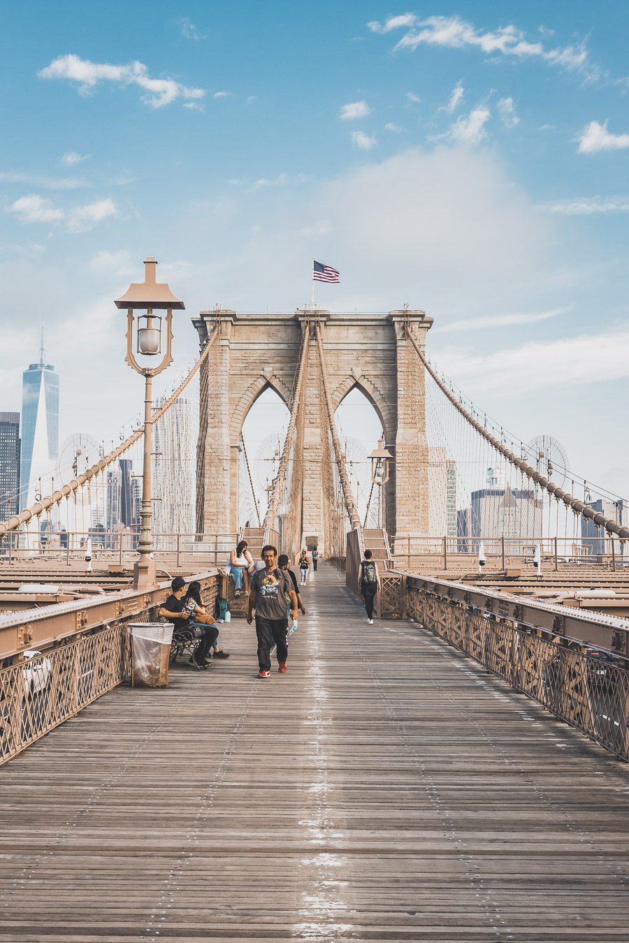 Brooklyn bridge : Manhattan