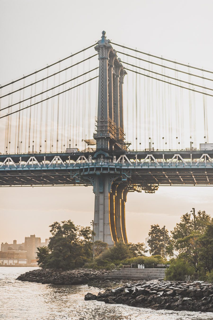 vue sur Manhattan depuis Brooklyn