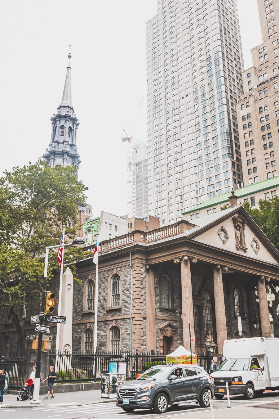 Lower Manhattan : Chapelle Saint-Paul