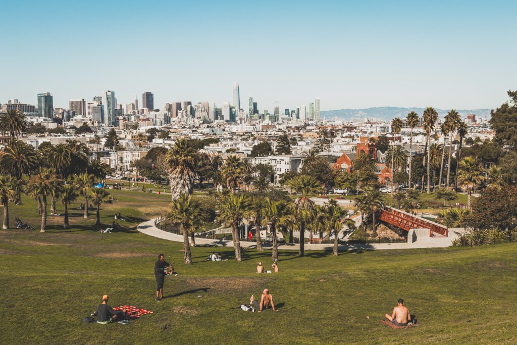 Vue sur Downtown San Francisco