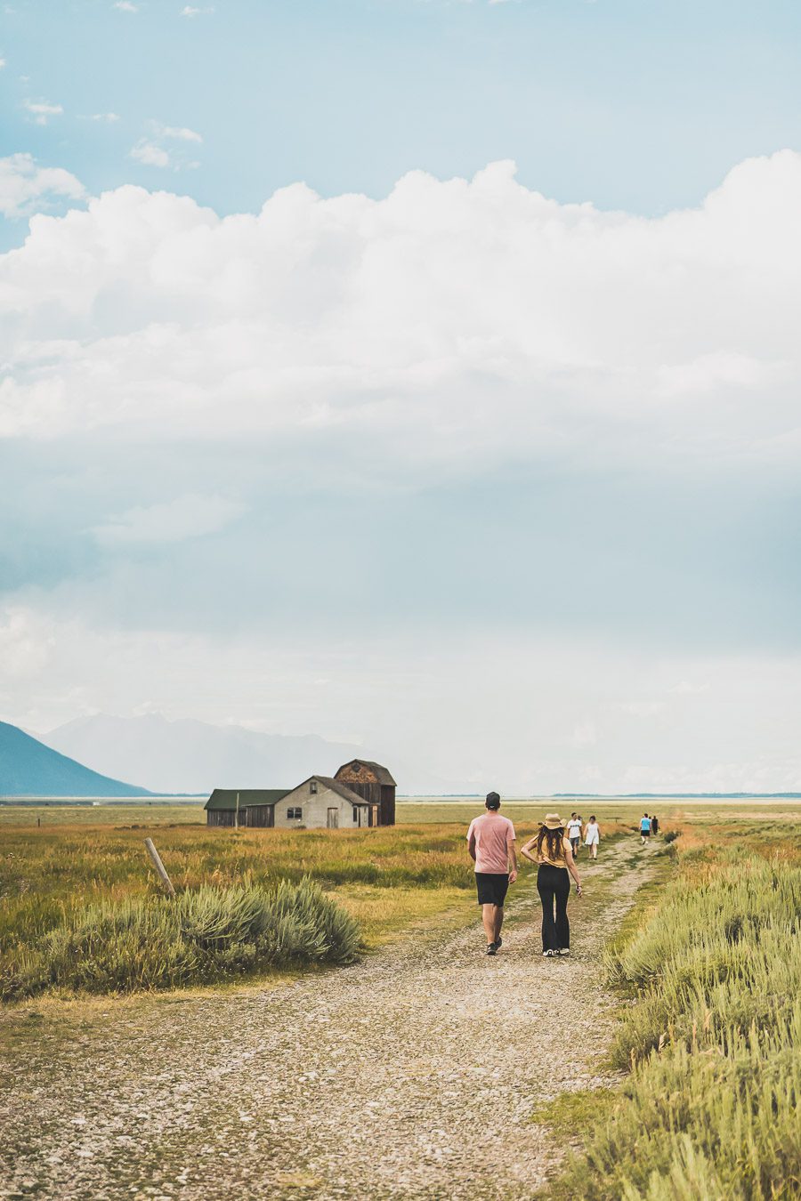 La chaîne de montagnes du Parc National de Grand Teton s'élève brusquement des collines et des vallées de la magnifique vallée de Jackson Hole. Avec des paysages à couper le souffle et certaines des randonnées les plus diverses et les plus difficiles du pays, le Grand Teton est l'une des chaînes de montagnes les plus pittoresques et les plus impressionnantes des États-Unis. Grand Teton est la destination idéale pour les aventuriers lors d'un road trip dans l'ouest américain.