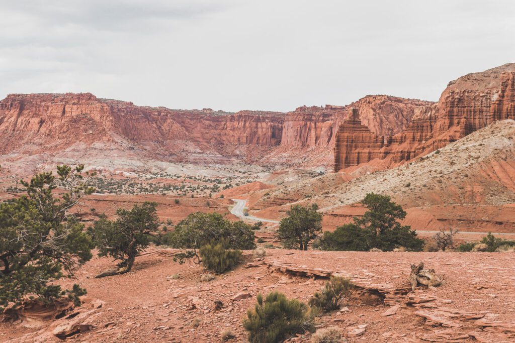 Sunset point overlook