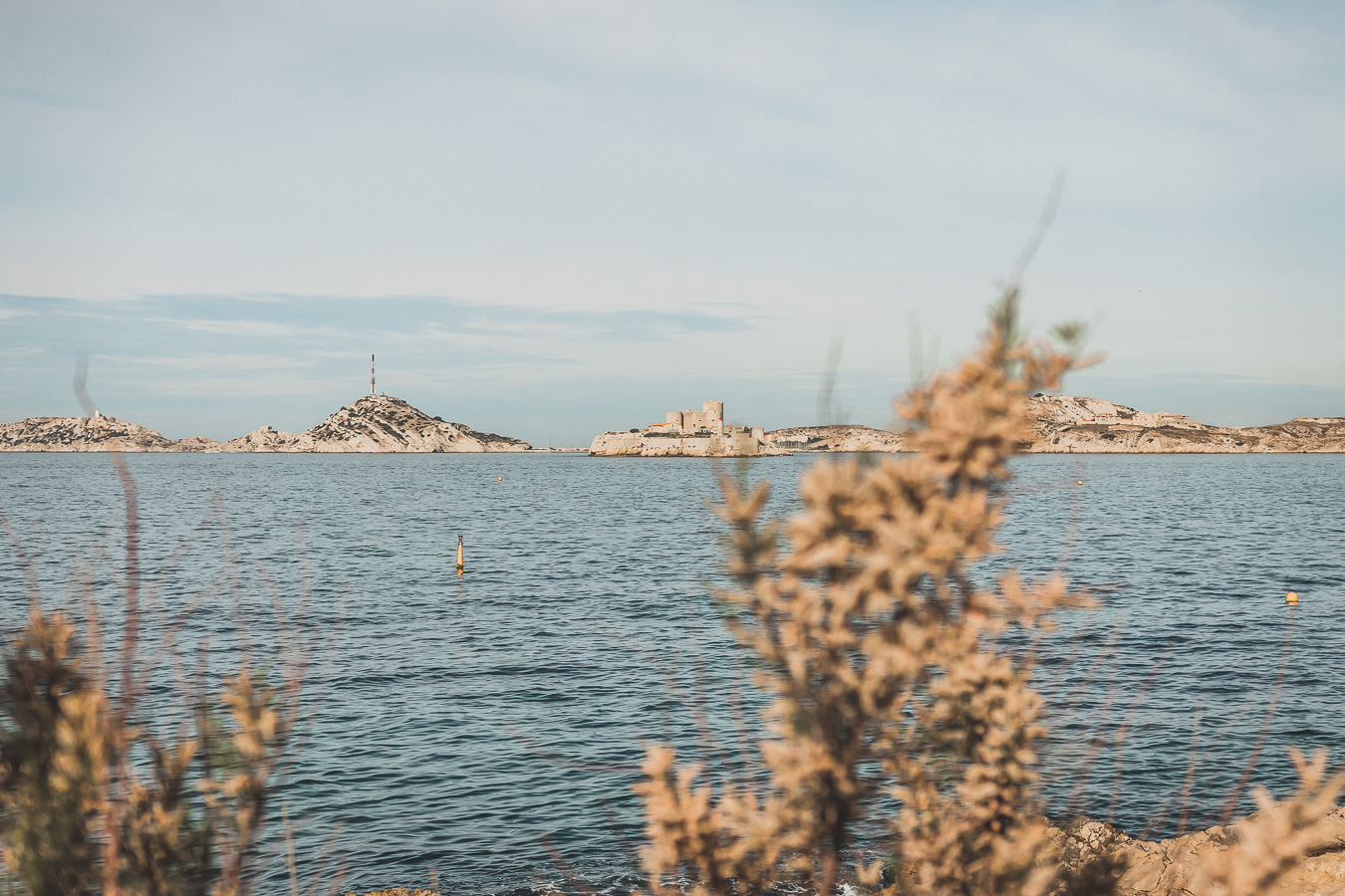 Vue sur les Iles du Frioul