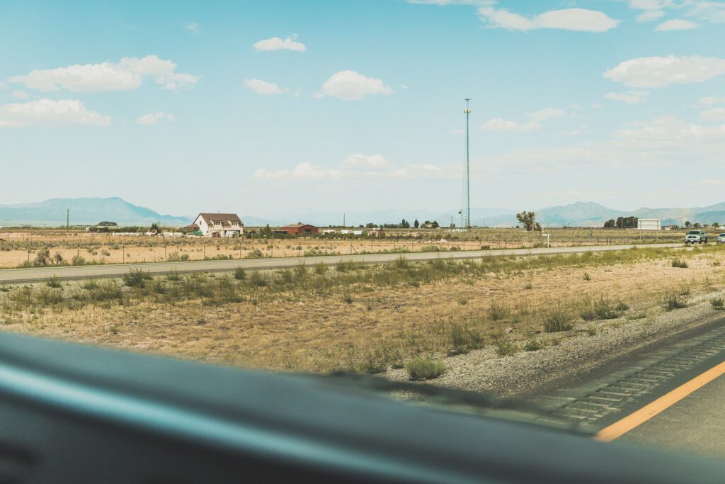 Road trip ouest américain 2 semaines : trajet en van