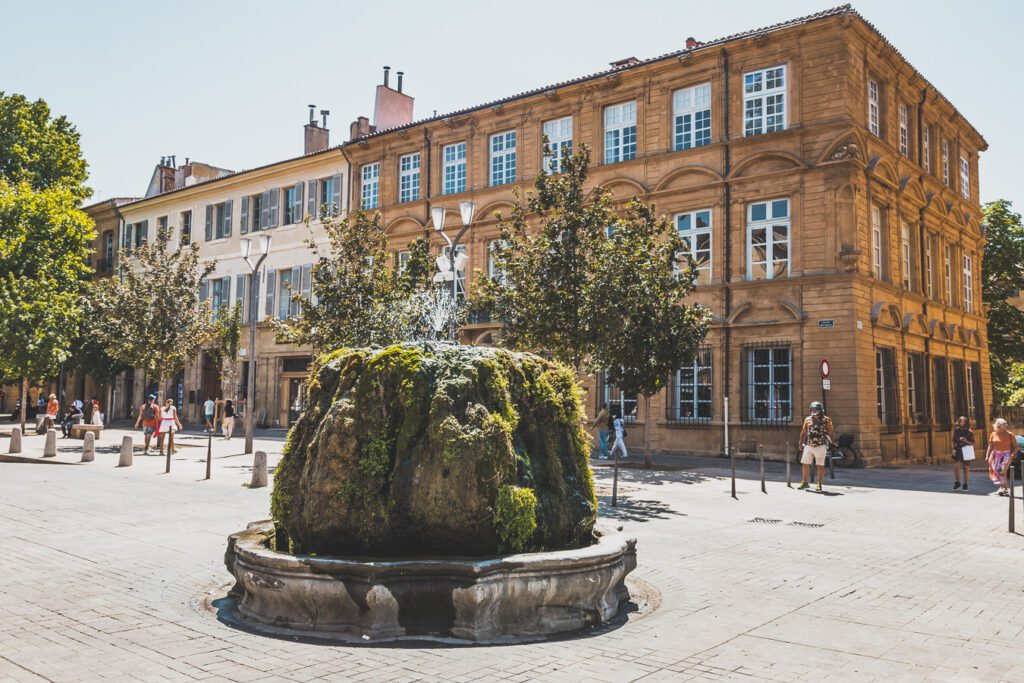 fontaine moussue